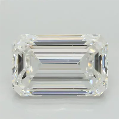 5.79ct E VS1 Rare Carat Ideal Cut Emerald Lab Grown Diamond