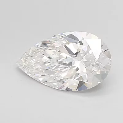 1.64ct E VS1 Rare Carat Ideal Cut Pear Lab Grown Diamond
