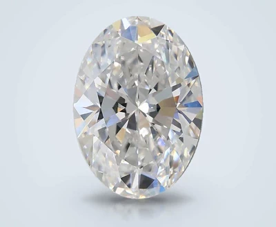 2.08ct D VS1 Rare Carat Ideal Cut Oval Lab Grown Diamond