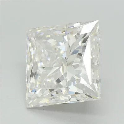 3.05ct E VS2 Rare Carat Ideal Cut Princess Lab Grown Diamond