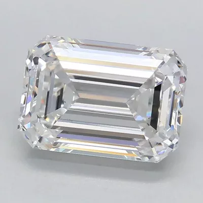 2.06ct E VS1 Rare Carat Ideal Cut Emerald Lab Grown Diamond