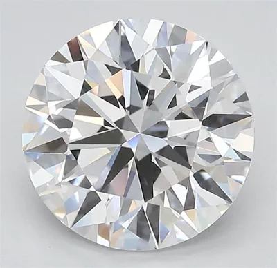 3.20ct D IF Rare Carat Ideal Cut Round Lab Grown Diamond