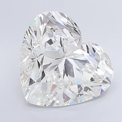 15.10ct F VVS2 Rare Carat Ideal Cut Heart Lab Grown Diamond