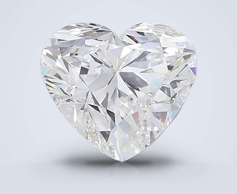 15.10ct F VVS2 Rare Carat Ideal Cut Heart Lab Grown Diamond