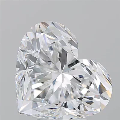 6.05ct D VS2 Rare Carat Ideal Cut Heart Diamond