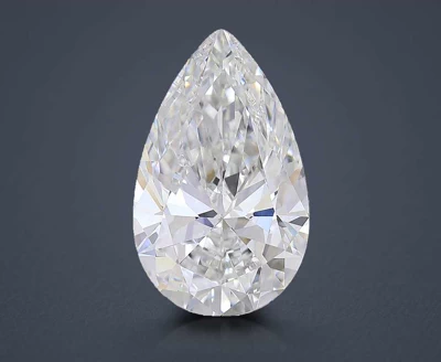 7.05ct E VVS2 Rare Carat Ideal Cut Pear Lab Grown Diamond