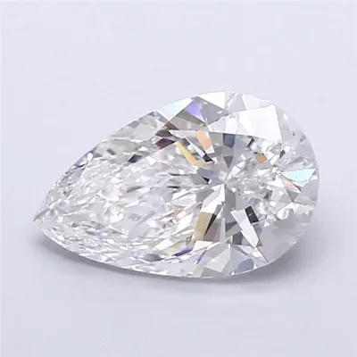 4.01ct D VS2 Rare Carat Ideal Cut Pear Lab Grown Diamond