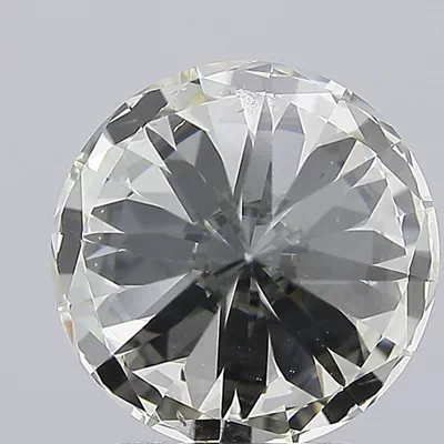 3.68ct J SI1 Excellent Cut Round Diamond