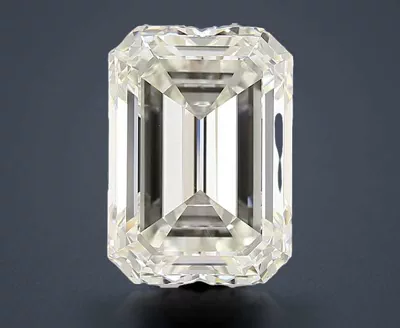 5.50ct K SI1 Rare Carat Ideal Cut Emerald Diamond