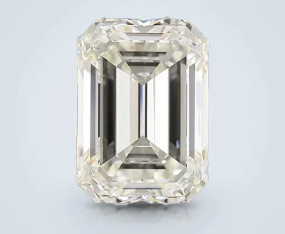 5.50ct K SI1 Rare Carat Ideal Cut Emerald Diamond