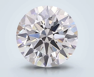 2.73ct F VS2 Rare Carat Ideal Cut Round Lab Grown Diamond