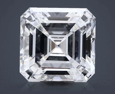 10.02ct F VVS2 Rare Carat Ideal Cut Asscher Lab Grown Diamond