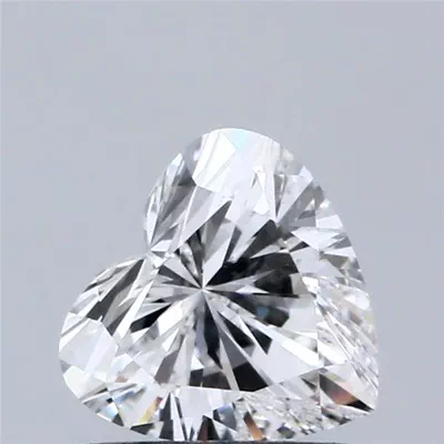 0.85ct E VVS2 Rare Carat Ideal Cut Heart Lab Grown Diamond