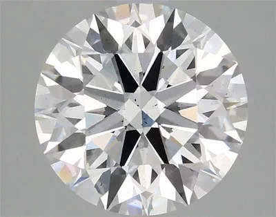 3.02ct F SI1 Rare Carat Ideal Cut Round Lab Grown Diamond