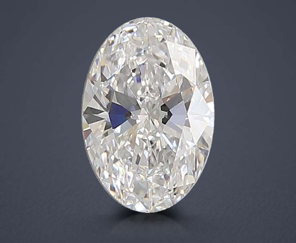 1.09ct D VS1 Rare Carat Ideal Cut Oval Lab Grown Diamond
