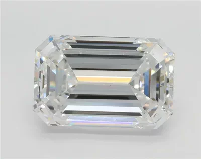 4.03ct F VS1 Rare Carat Ideal Cut Emerald Lab Grown Diamond