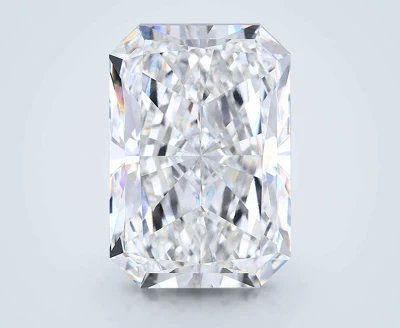 15.00ct G VVS2 Rare Carat Ideal Cut Radiant Lab Grown Diamond