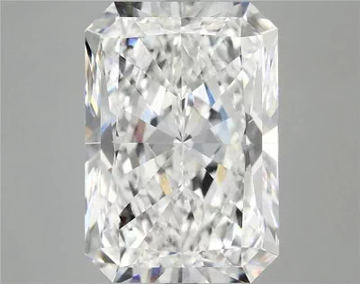10.04ct F VVS2 Rare Carat Ideal Cut Radiant Lab Grown Diamond