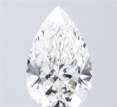 10.09ct F VVS2 Rare Carat Ideal Cut Pear Lab Grown Diamond