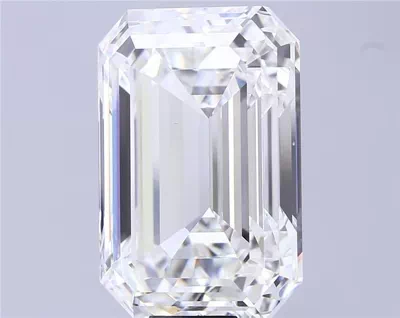 19.51ct F VS1 Rare Carat Ideal Cut Emerald Lab Grown Diamond