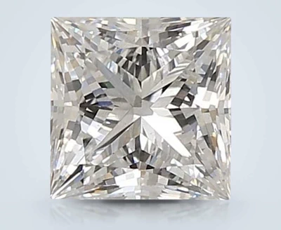 1.58ct D VS1 Rare Carat Ideal Cut Princess Lab Grown Diamond