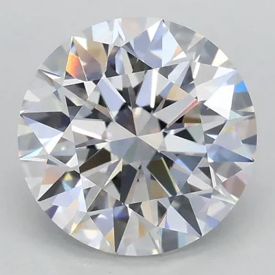 2.04ct D VVS2 Rare Carat Ideal Cut Round Lab Grown Diamond