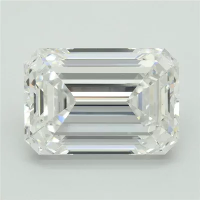 9.06ct F VS1 Rare Carat Ideal Cut Emerald Lab Grown Diamond