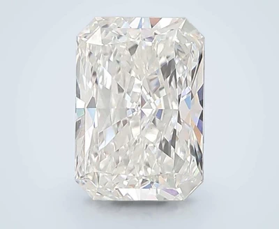 4.08ct F VVS2 Rare Carat Ideal Cut Radiant Lab Grown Diamond