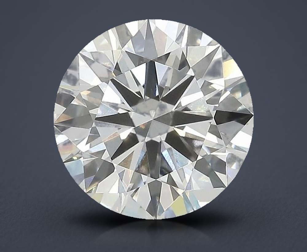 3.43ct F VVS2 Rare Carat Ideal Cut Round Lab Grown Diamond