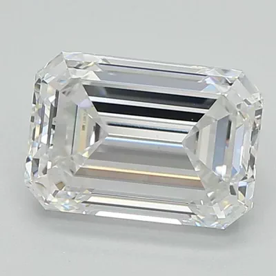 2.20ct E VS1 Very Good Cut Emerald Lab Grown Diamond