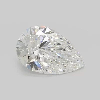 8.09ct E VVS2 Rare Carat Ideal Cut Pear Lab Grown Diamond