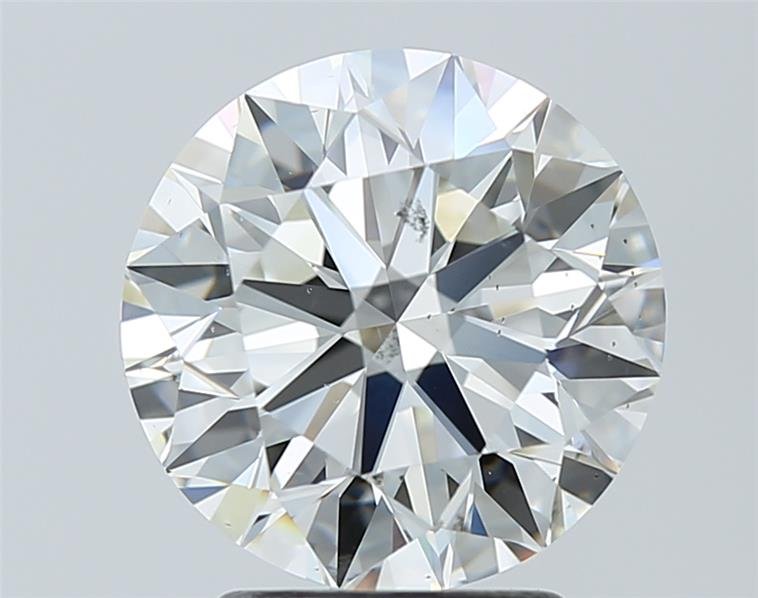 2.84ct I SI1 Rare Carat Ideal Cut Round Diamond