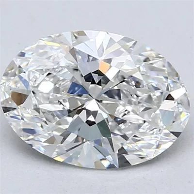2.04ct D VS1 Rare Carat Ideal Cut Oval Lab Grown Diamond