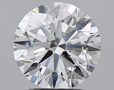2.50ct D SI1 Rare Carat Ideal Cut Round Diamond