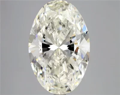 5.21ct J SI2 Rare Carat Ideal Cut Oval Diamond