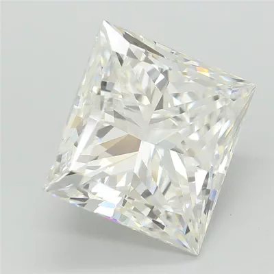3.99ct F VS1 Rare Carat Ideal Cut Princess Lab Grown Diamond