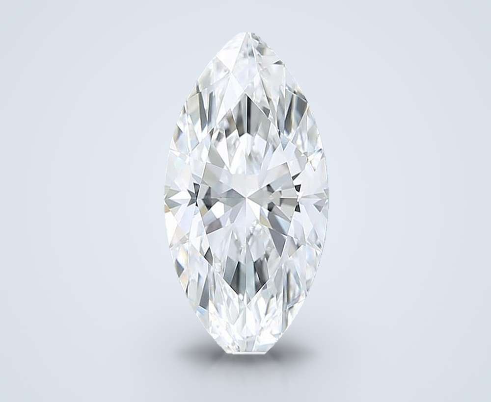 3.53ct E VVS2 Rare Carat Ideal Cut Marquise Lab Grown Diamond