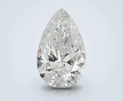 3.01ct E SI1 Rare Carat Ideal Cut Pear Lab Grown Diamond