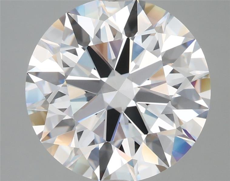 5.18ct D FL Rare Carat Ideal Cut Round Lab Grown Diamond