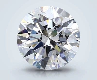2.01ct F SI1 Rare Carat Ideal Cut Round Diamond
