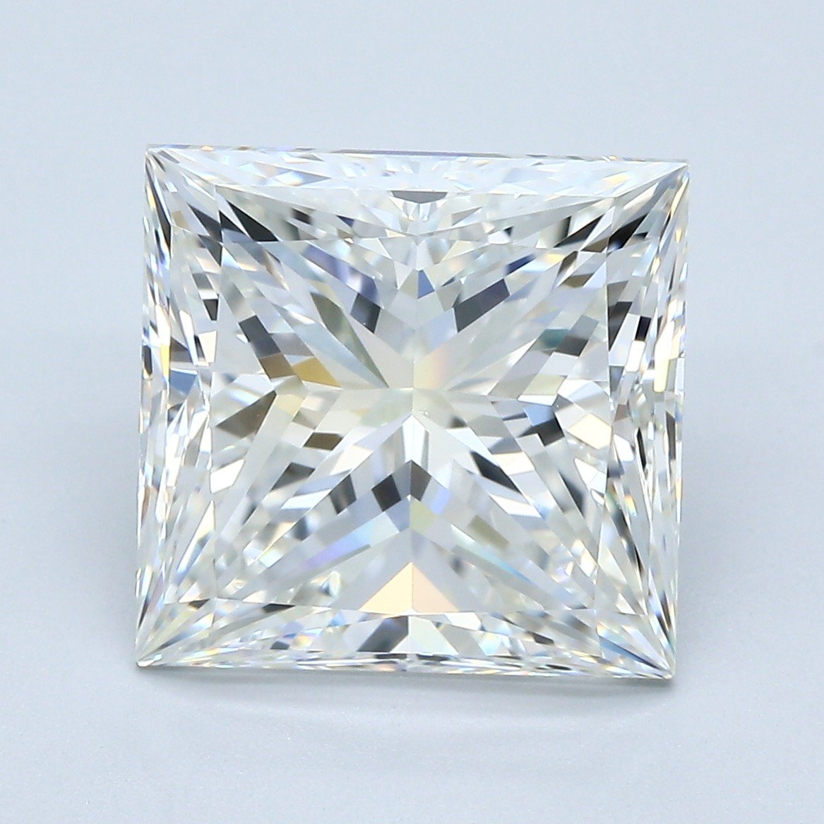 7.01ct H VVS2 Rare Carat Ideal Cut Princess Diamond