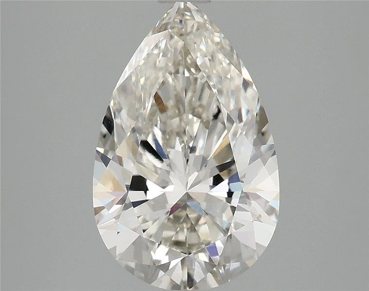 2.59ct H VVS2 Rare Carat Ideal Cut Pear Lab Grown Diamond