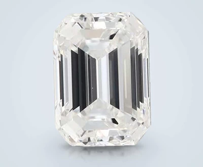 3.52ct H VS1 Rare Carat Ideal Cut Emerald Diamond