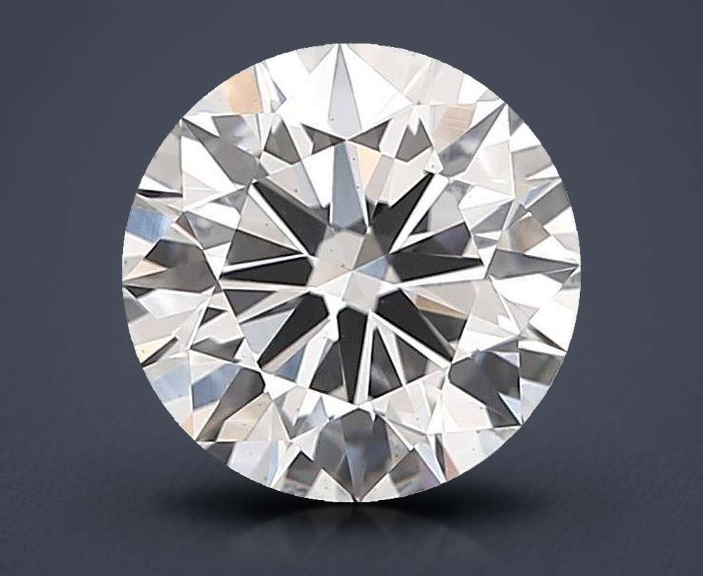 2.02ct D VS2 Rare Carat Ideal Cut Round Lab Grown Diamond