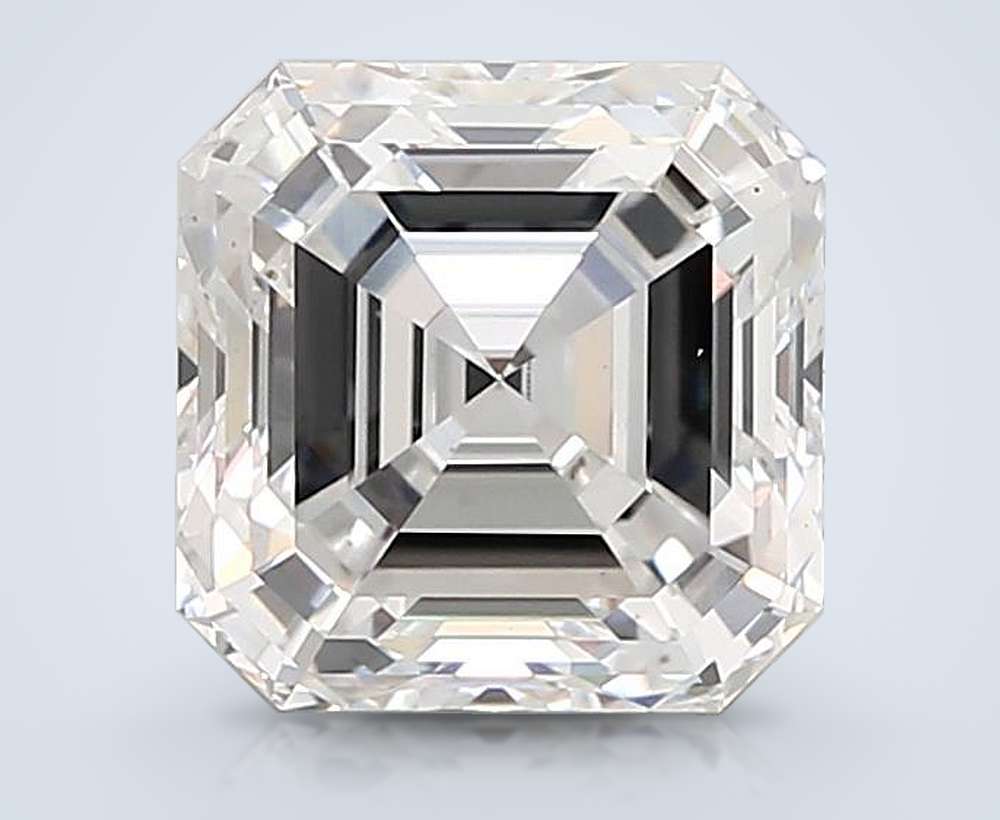 5.06ct E VS1 Rare Carat Ideal Cut Asscher Lab Grown Diamond