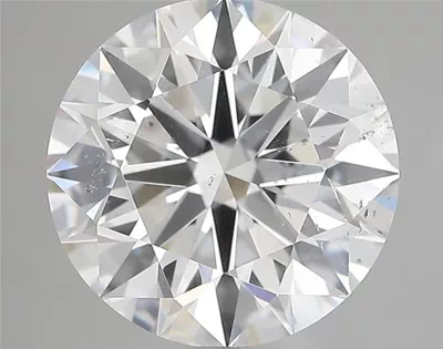 3.01ct D SI2 Rare Carat Ideal Cut Round Diamond
