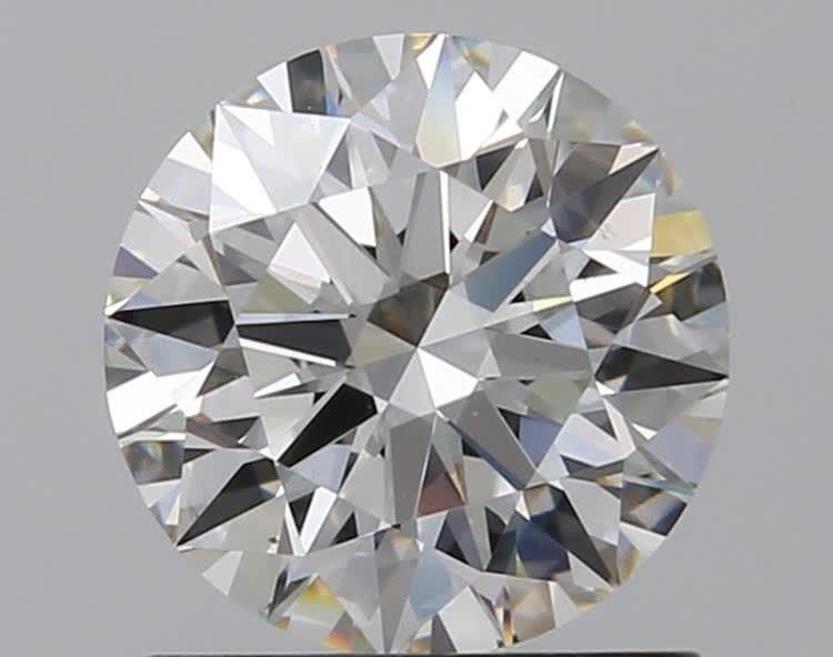1.09ct G VS2 Rare Carat Ideal Cut Round Lab Grown Diamond