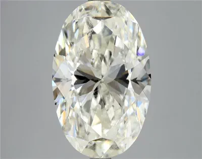 4.70ct J SI2 Rare Carat Ideal Cut Oval Diamond