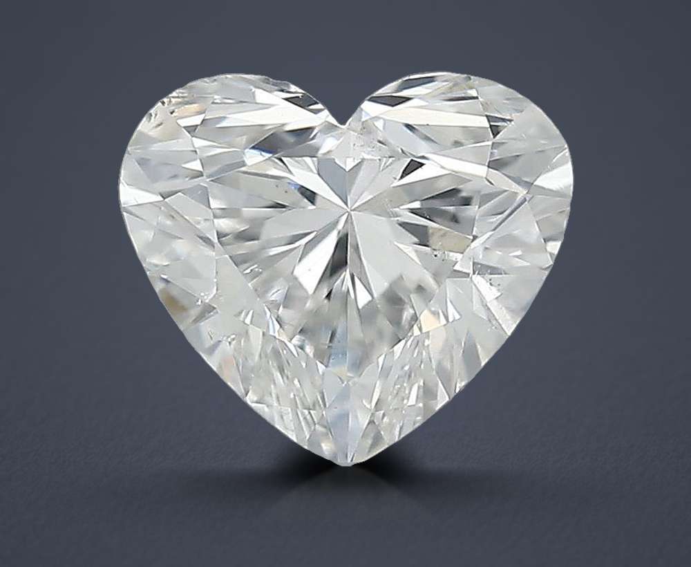 0.62ct G SI2 Rare Carat Ideal Cut Heart Diamond