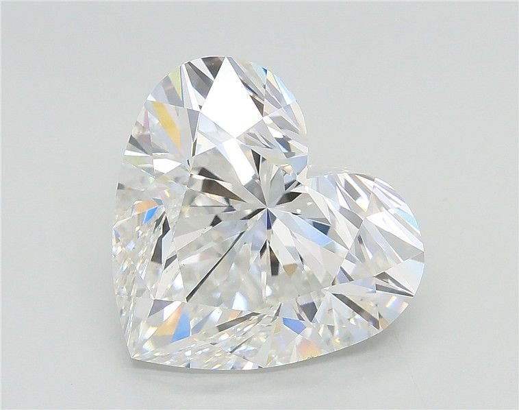 5.51ct D VS1 Rare Carat Ideal Cut Heart Lab Grown Diamond